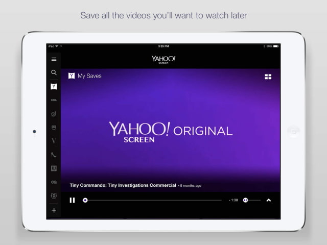 Yahoo Screen App Gets Initial Accessibility Support for Closed Captioning
