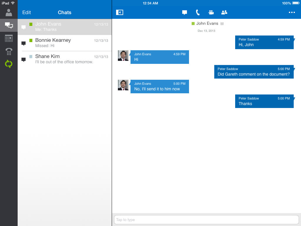 Microsoft Updates Lync 2013 for iPad With Hebrew and Arabic Support