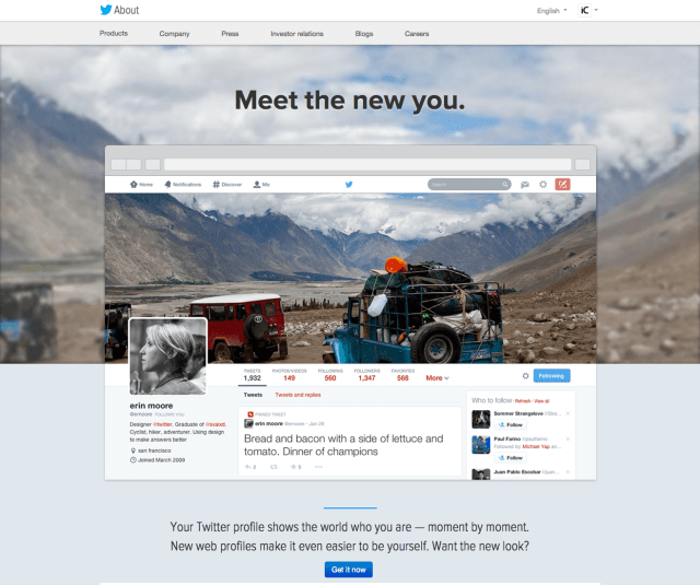 How to Get the New Redesigned Twitter Profile Now