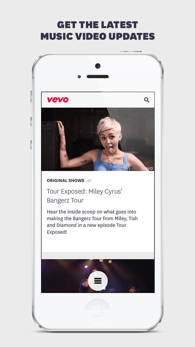 Brand New Vevo App Launched for iOS