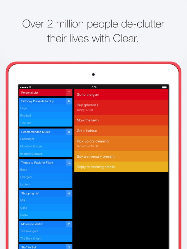 Clear To-Do List App Gets All-New Reminders, New Sound Packs