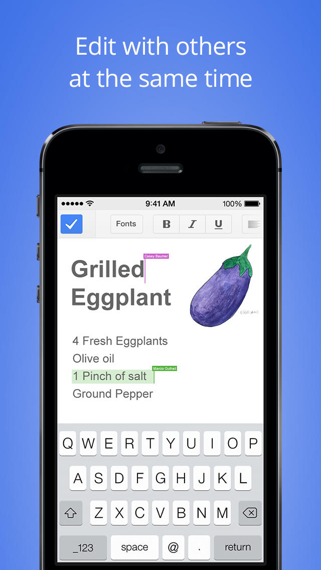 Google Docs App Released for iOS