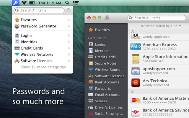 1Password for Mac Gets Watchtower Service