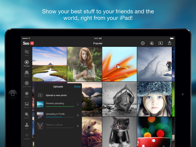 500px App Now Lets You Upload Multiple Photos at the Same Time