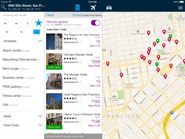 Orbitz App Gets Flexible Date Flight Search Feature