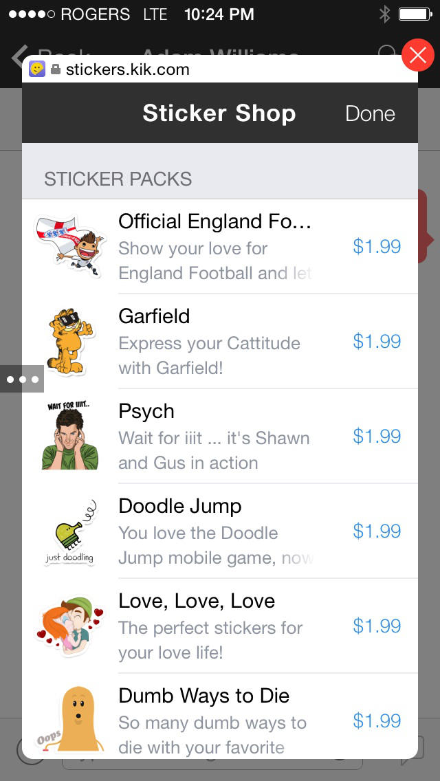 Kik Messenger Adds Separate Section for Messages from New People