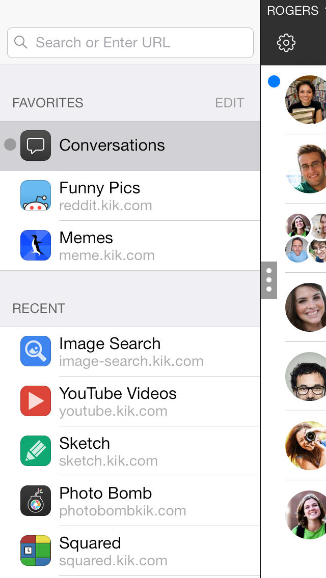 Kik Messenger Adds Separate Section for Messages from New People