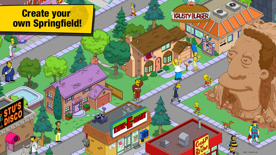The Simpsons: Tapped Out Gets New Character, Building, and Quest Features