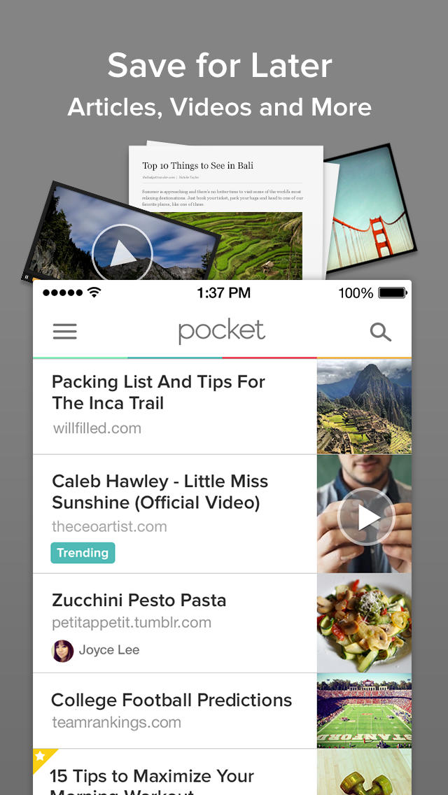 Pocket App Launches Pocket Premium Subscription
