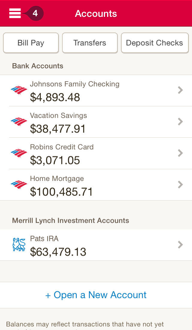Bank of America App Gets New Look, Numerous New Features