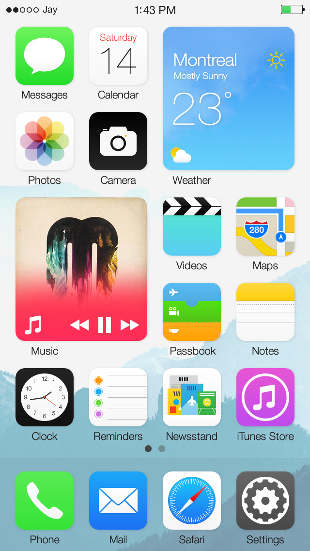 New iOS 8 Concept Lets You Expand Icons Into Widget Blocks [Video]