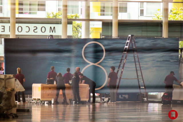 First iOS 8 Banner Goes Up at Moscone Center Ahead of WWDC