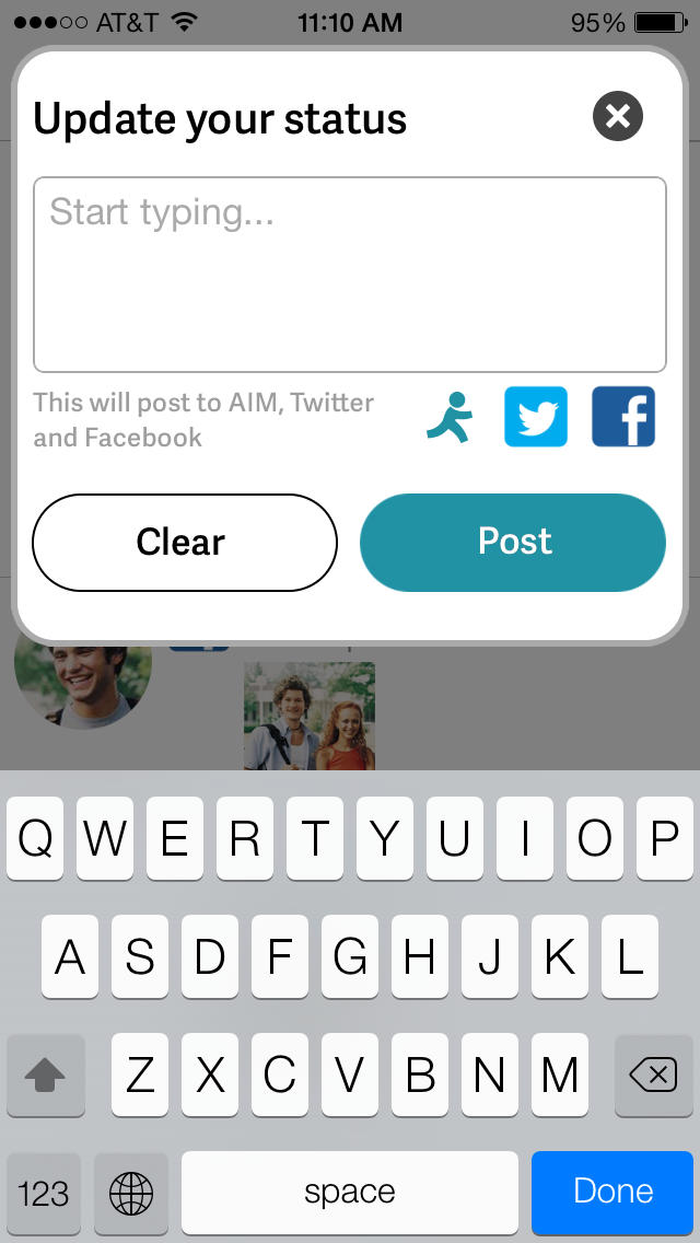 AOL Updates AIM Messenger App With New Design for iOS 7