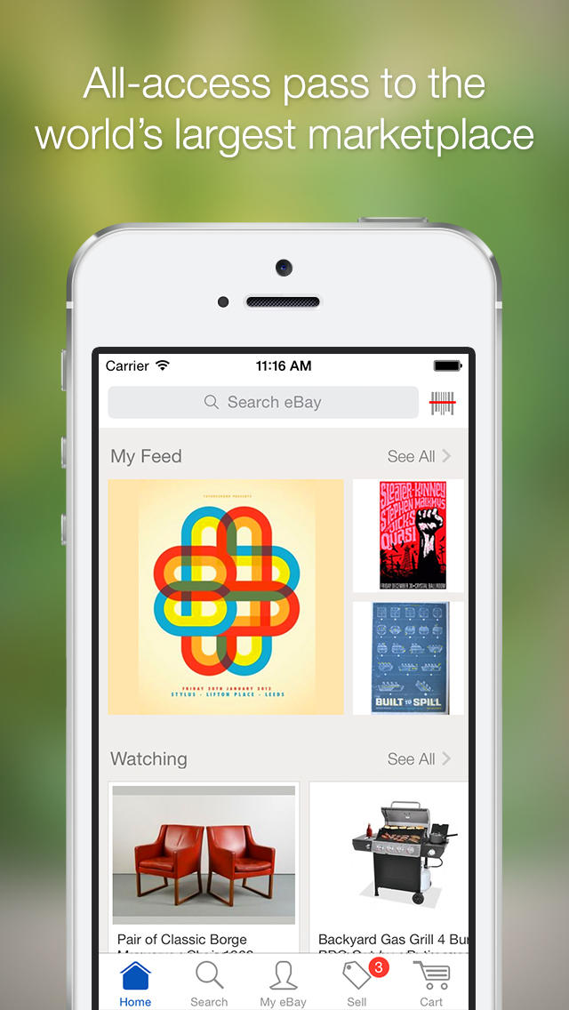 eBay App Gets Real-Time Package Tracking, Auto Relist, More