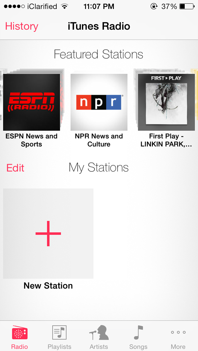 iTunes Radio Gets ESPN and Local NPR Stations 