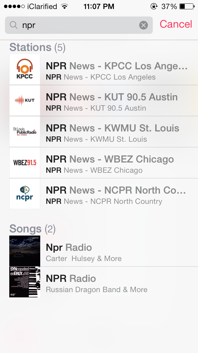 iTunes Radio Gets ESPN and Local NPR Stations 