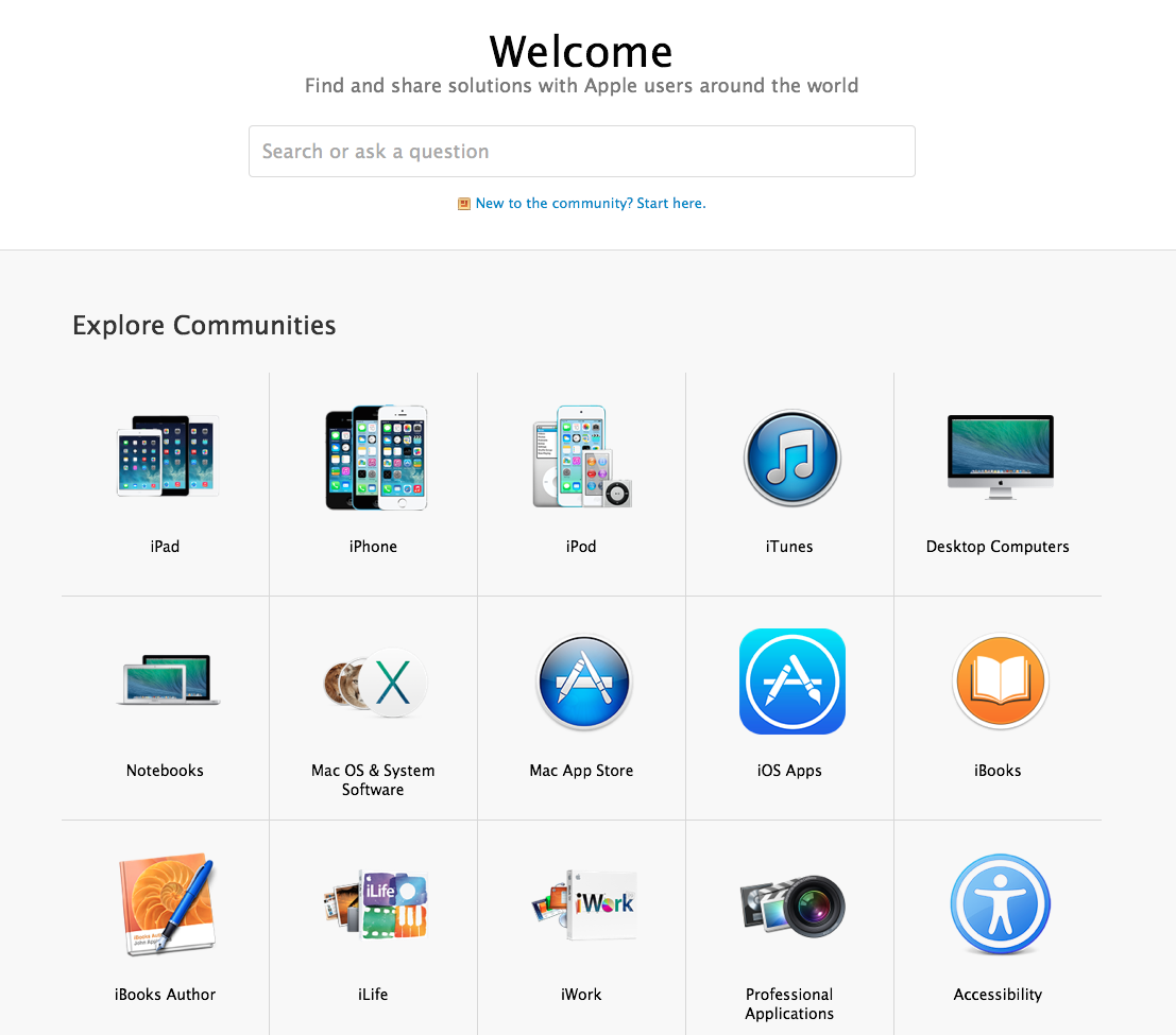 Apple Support Community Website Gets a Redesign, New Features