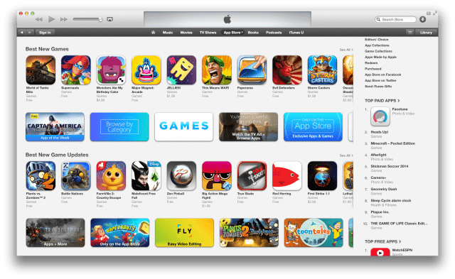 Apple Highlights &#039;Best New Game Updates&#039; in New App Store Section