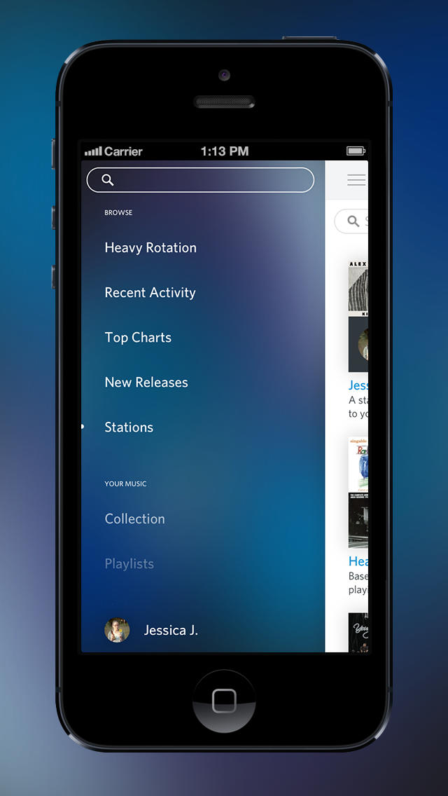 Rdio App Gets New Station Pages, New Station Artwork