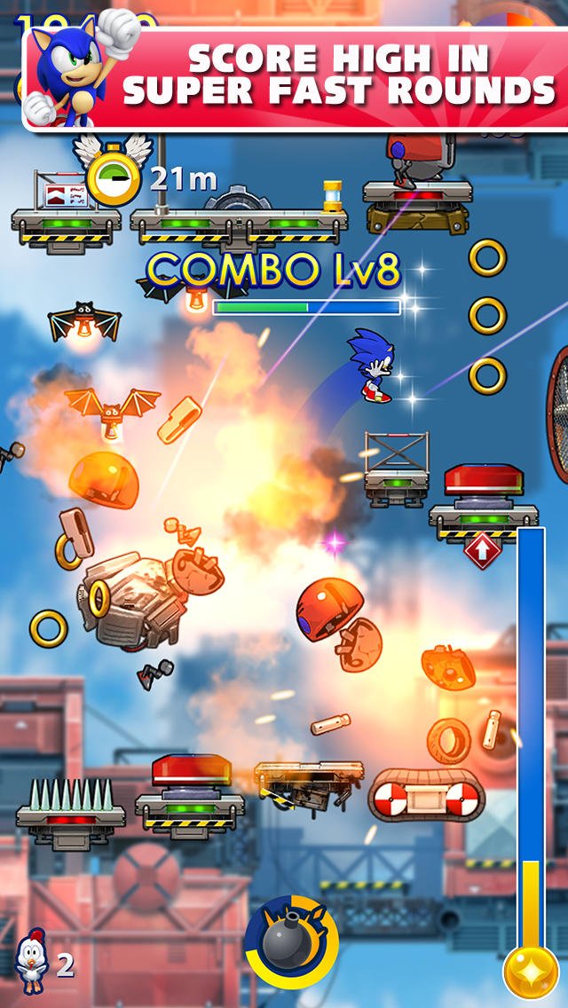 Sonic Jump Fever Released for iOS
