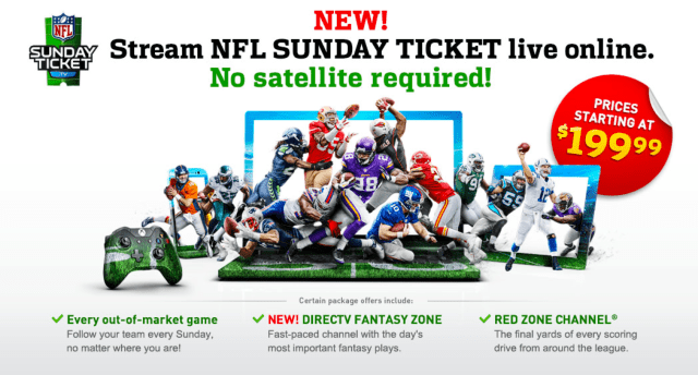 DirecTV is Bringing NFL Sunday Ticket to iOS and Mac Without the Need for a Satellite Subscription