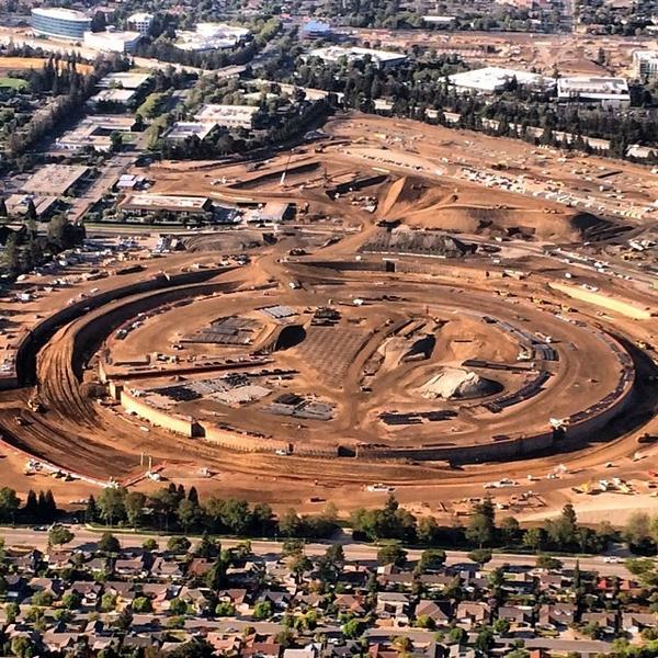 New Aerial Photo of Apple Campus 2 Shows Construction is Progressing Rapidly