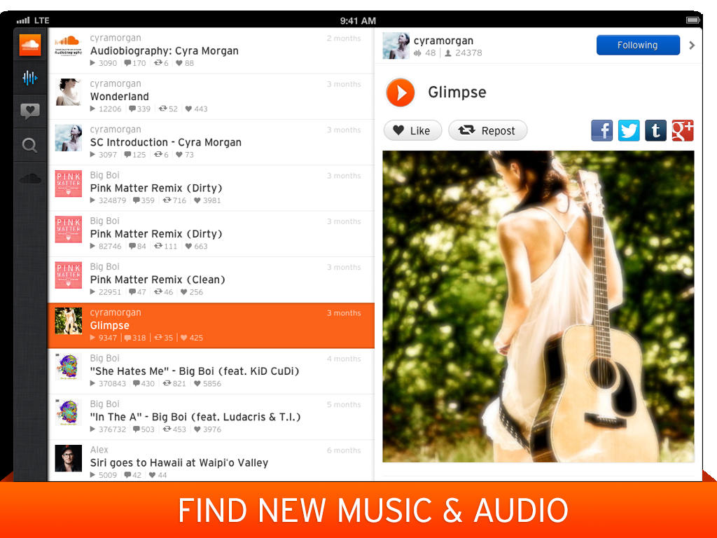 SoundCloud App Gets Now Playing Indicator, Interface Improvements