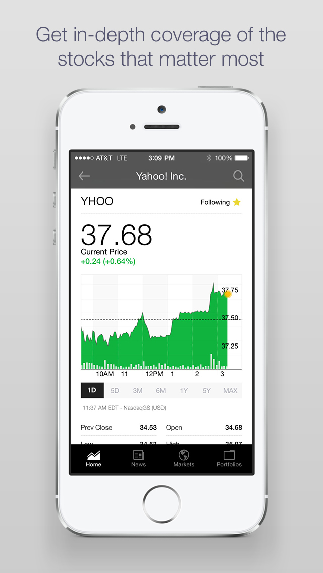 Yahoo Finance for iOS Gets Refreshed Design, News Tab, Updated Watchlist and More