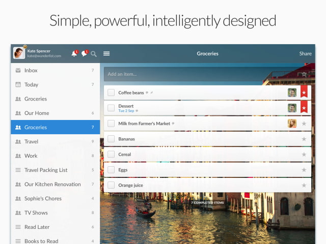 Wunderlist 3 Released for iPhone, iPad, and iPod Touch
