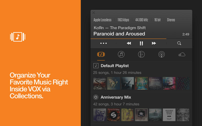 VOX Media Player Gets Simplified Access to Playlists, Free Radio, SoundCloud Integration, More