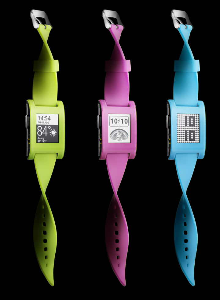 Pebble Announces Limited Edition Smartwatches in Fresh Green, Hot Pink, and Fly Blue