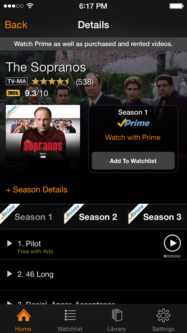 Amazon Instant Video App Now Lets You Resume Watching From the Home Screen, Search Your History