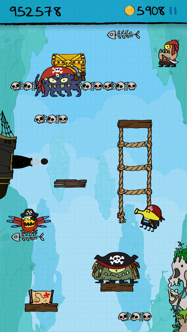 Doodle Jump Gets Updated With New Pirates Theme