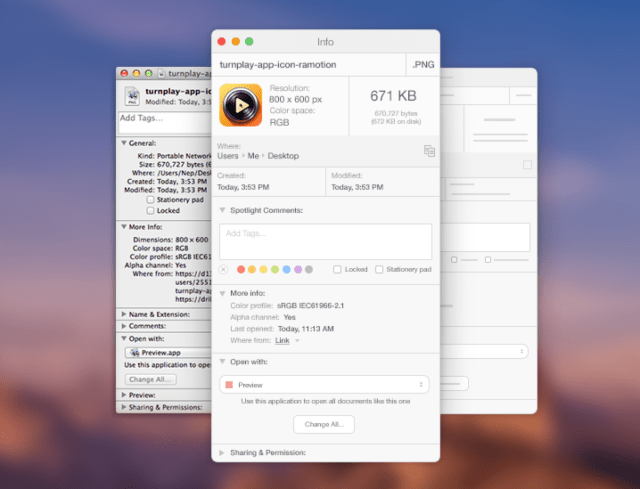 Concept Redesigns the Finder &#039;Get Info&#039; Window [Images]