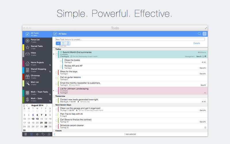 Todo for Mac Gets a Completely New User Interface