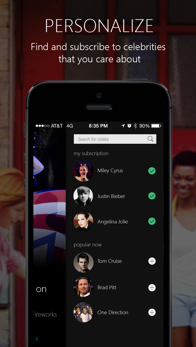 Microsoft Adds Another 2,000 Celebrities to Its SNIPP3T App for iPhone