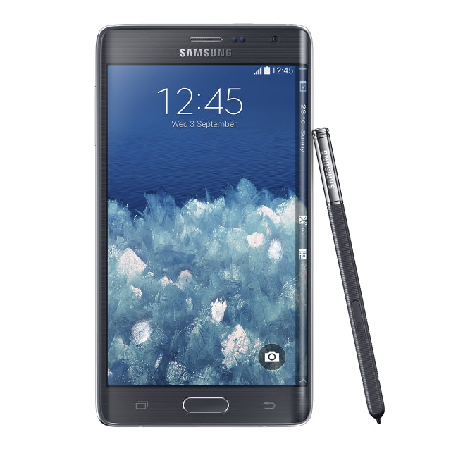 Samsung Introduces New Galaxy Note Edge Smartphone With Curved Edge Screen [Photos]