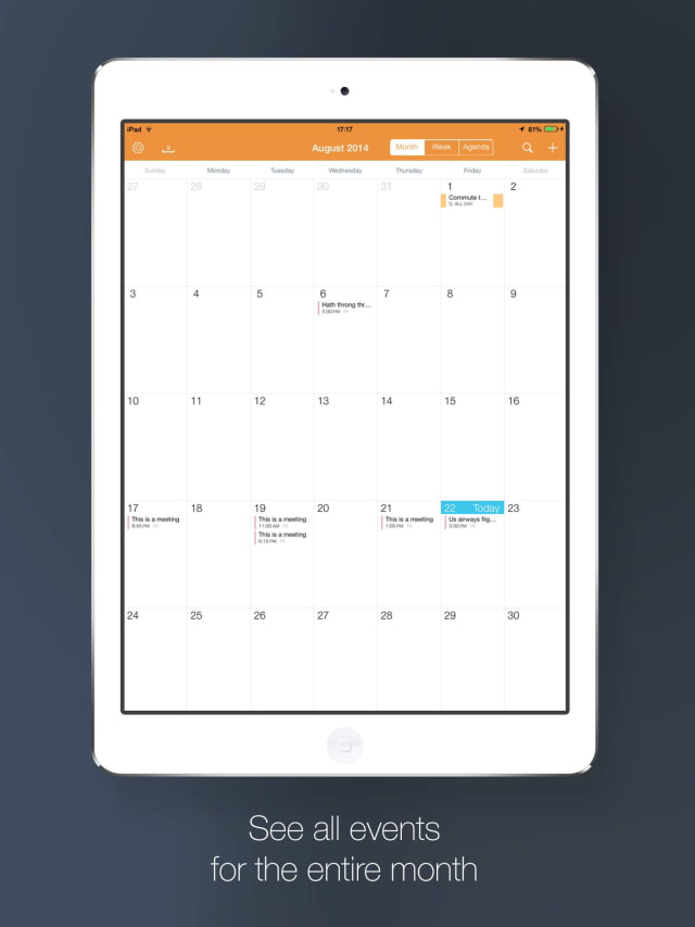 Tempo Smart Calendar Launches for iPad