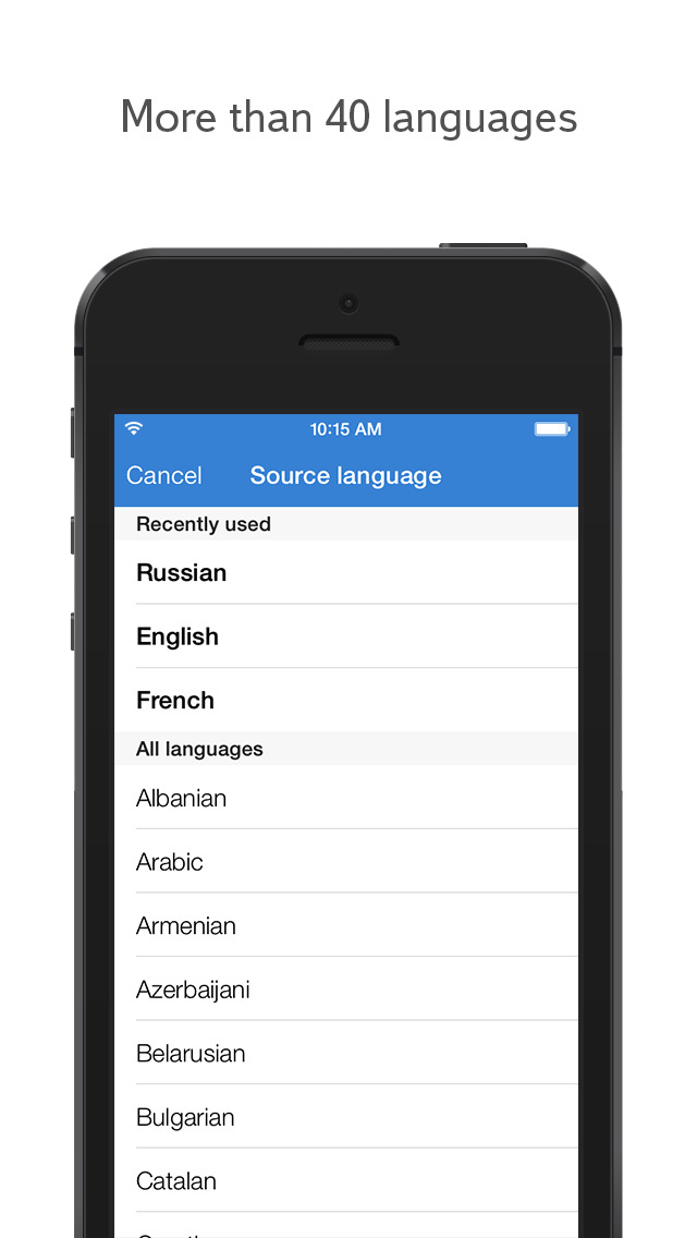 Yandex.Translate App Offers Offline Translation on iOS