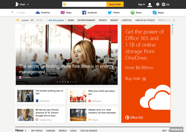 Microsoft Introduces Redesigned MSN, Will Release Suite of MSN Apps for iOS