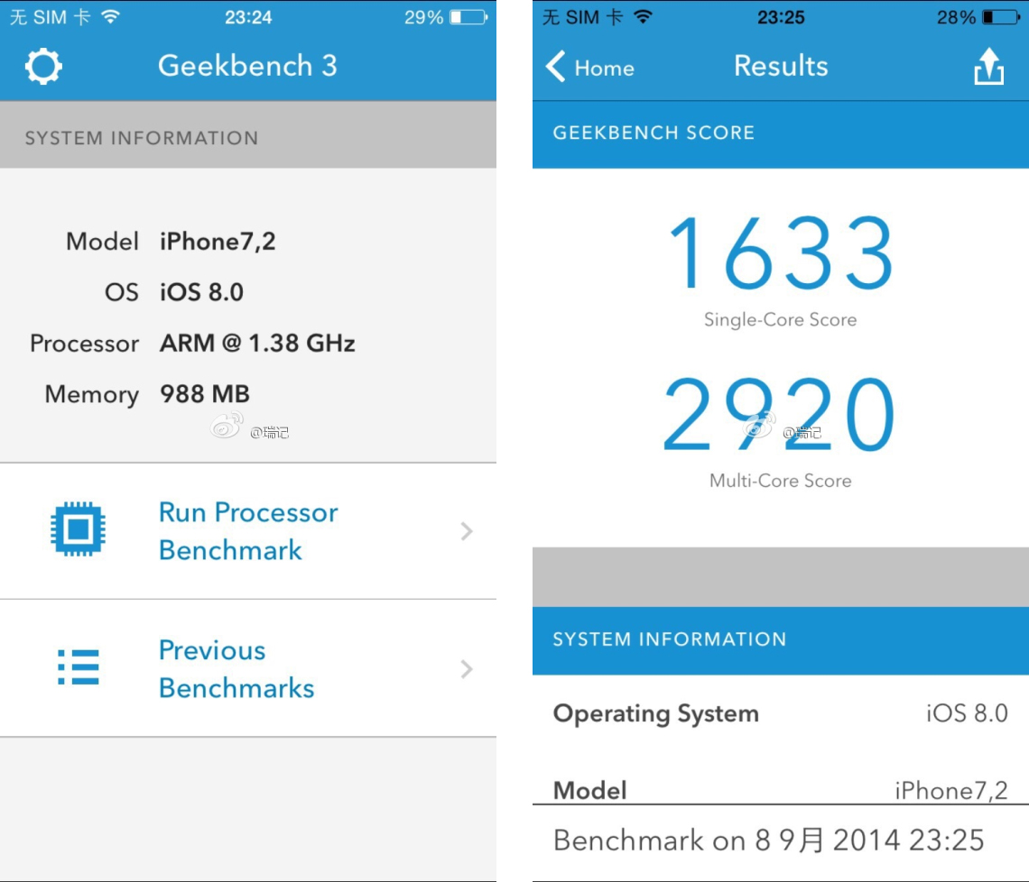 GeekBench Results Reveal Specs of the Leaked 4.7-Inch iPhone 6?