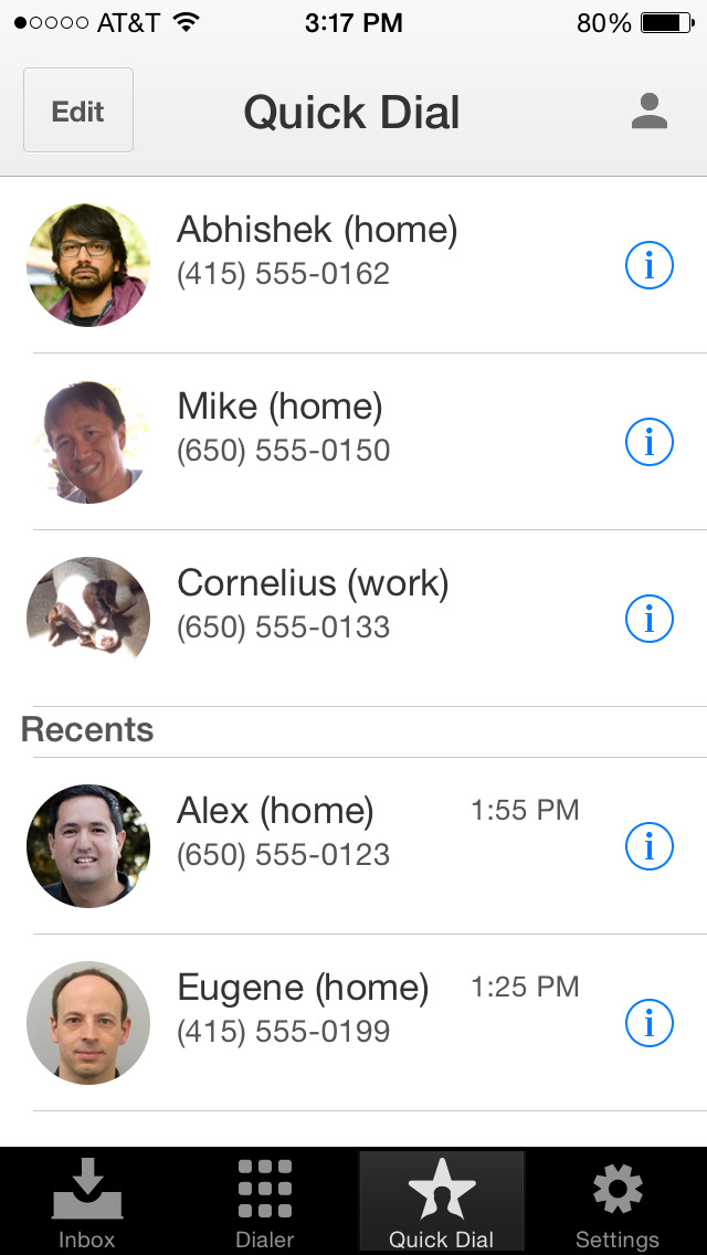 Google Voice App for iPhone Gets Updated an User Interface