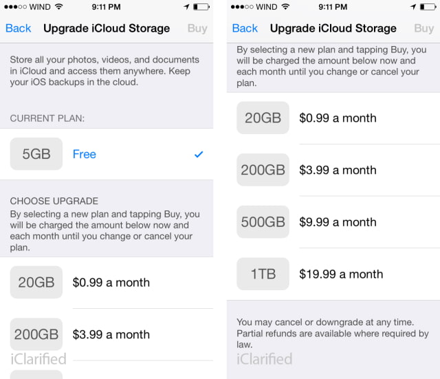 Apple&#039;s New iCloud Storage Plans Are Now Live