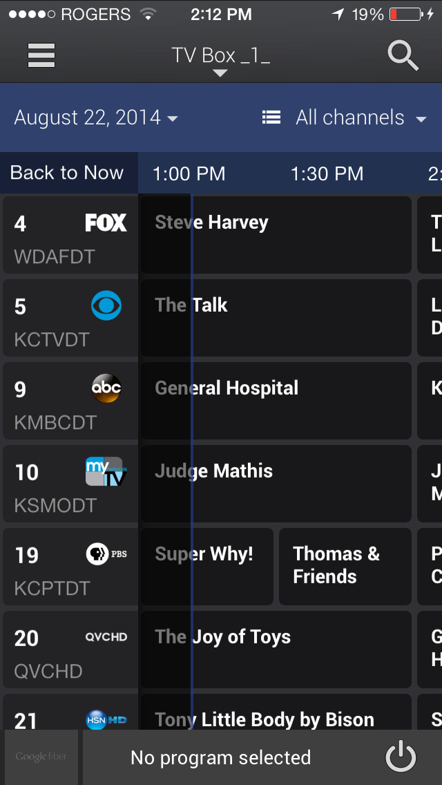 Google Fiber App Now Lets You Create Custom Guides for Your Favorite TV Channels