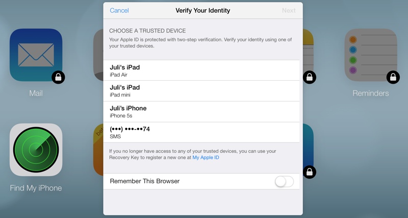 Apple Expands Two-Factor Authentication to iCloud.com Accounts