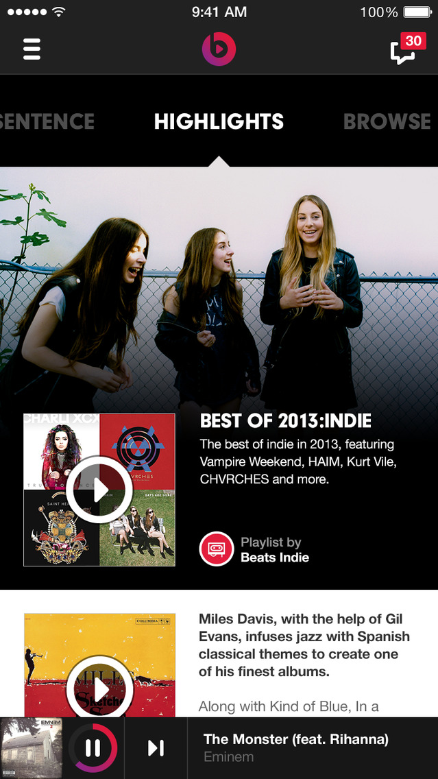 Beats Music Gets Updated With Support for iOS 8, Improved Sharing