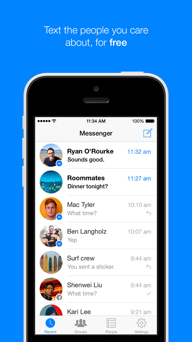 Facebook Messenger App Updated to Support iOS 8