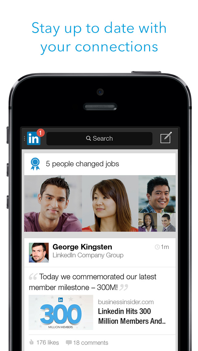 LinkedIn App Gets Updated With Today Widget, Quick Reply, Sharing Extension