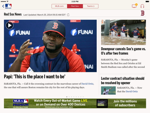 MLB.com At Bat App Gets Live Streaming of Every World Series Game, Live Postseason Coverage