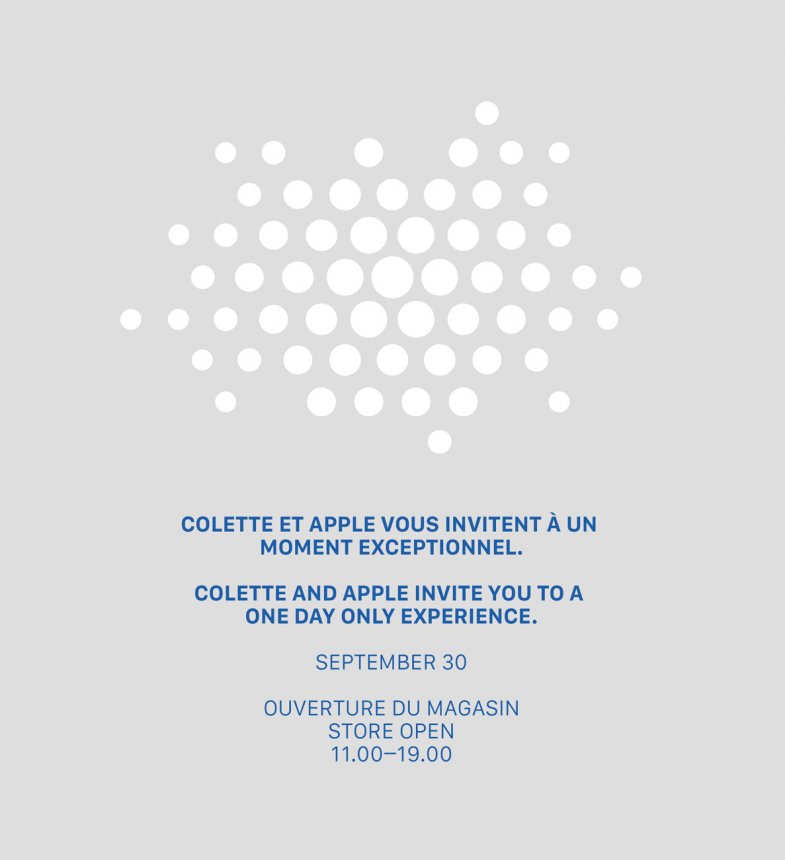 Apple and Colette Are Holding &#039;A One Day Only Experience&#039; Tomorrow, May Preview Apple Watch